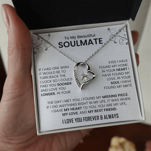 To My Beautiful Soulmate | The Day I Met You | Jewelry | C30025TG, C30025TR, lx-C30025, PB23-WOOD, PROD-2242057, PT-781, TNM-1, USER-43062 | TageUnlimited