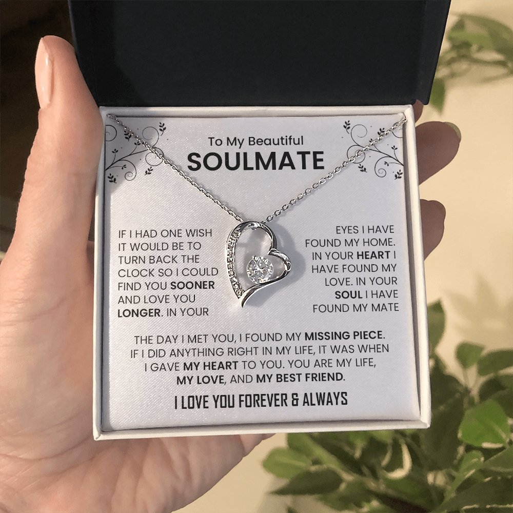 To My Beautiful Soulmate | The Day I Met You | Jewelry | C30025TG, C30025TR, lx-C30025, PB23-WOOD, PROD-2242057, PT-781, TNM-1, USER-43062 | TageUnlimited