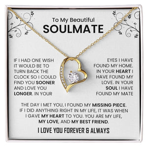 To My Beautiful Soulmate | The Day I Met You | Jewelry | C30025TG, C30025TR, lx-C30025, PB23-WOOD, PROD-2242057, PT-781, TNM-1, USER-43062 | TageUnlimited