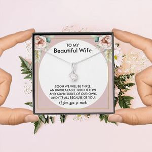 To My Beautiful Wife | All Because Of You 🤍💎 | Jewelry | C30084TG, C30084TR, lx-C30084, PB23-WOOD, PROD-1876186, PT-930, TNM-1, USER-43062 | TageUnlimited