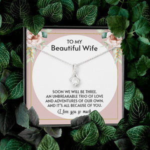 To My Beautiful Wife | All Because Of You 🤍💎 | Jewelry | C30084TG, C30084TR, lx-C30084, PB23-WOOD, PROD-1876186, PT-930, TNM-1, USER-43062 | TageUnlimited