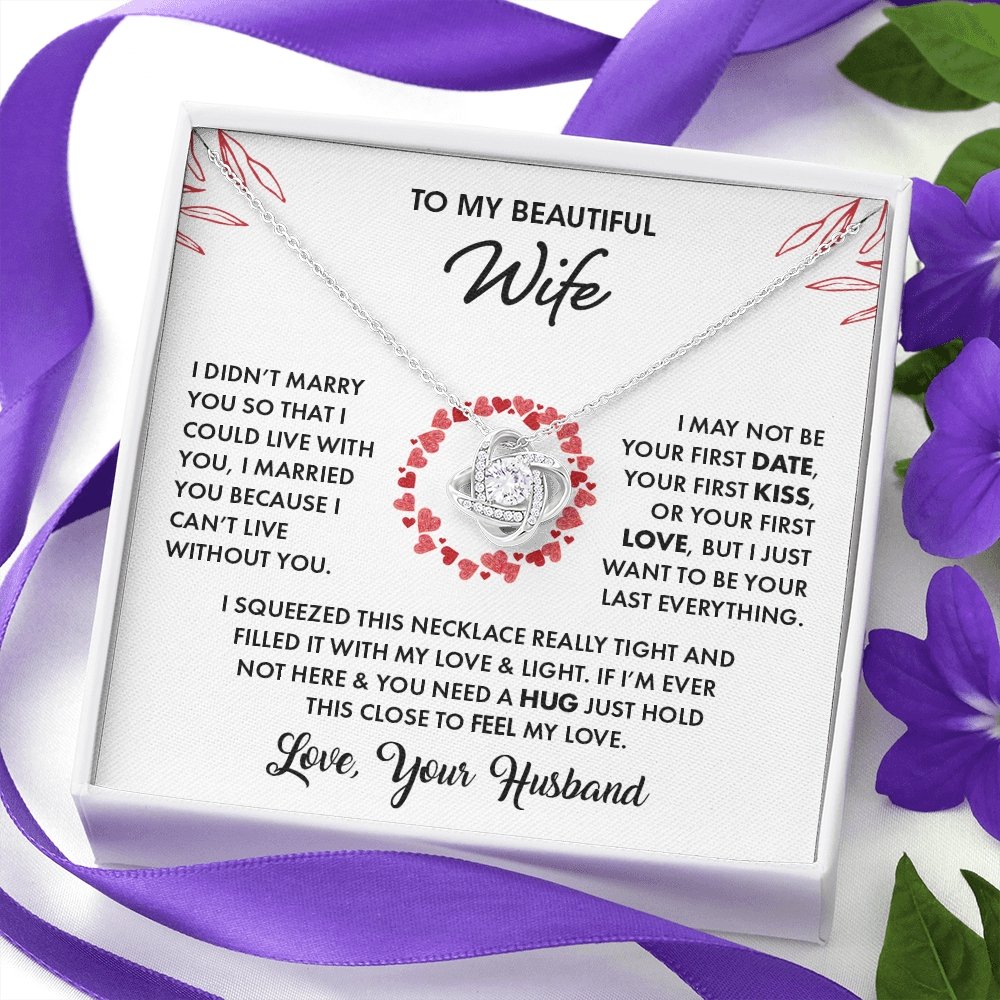 To My Beautiful Wife | Feel My Love 💓💓 | Jewelry | C30011TG, C30011TR, lx-C30011, PB23-WOOD, PROD-1751484, PT-922, TNM-1, USER-43062 | TageUnlimited