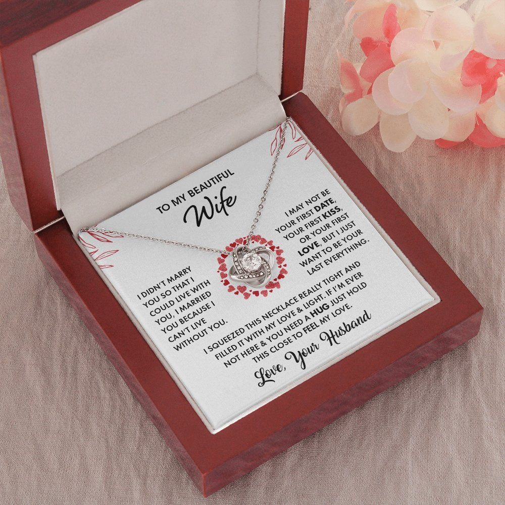 To My Beautiful Wife | Feel My Love 💓💓 | Jewelry | C30011TG, C30011TR, lx-C30011, PB23-WOOD, PROD-1751484, PT-922, TNM-1, USER-43062 | TageUnlimited
