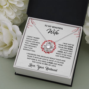 To My Beautiful Wife | Feel My Love 💓💓 | Jewelry | C30011TG, C30011TR, lx-C30011, PB23-WOOD, PROD-1751484, PT-922, TNM-1, USER-43062 | TageUnlimited