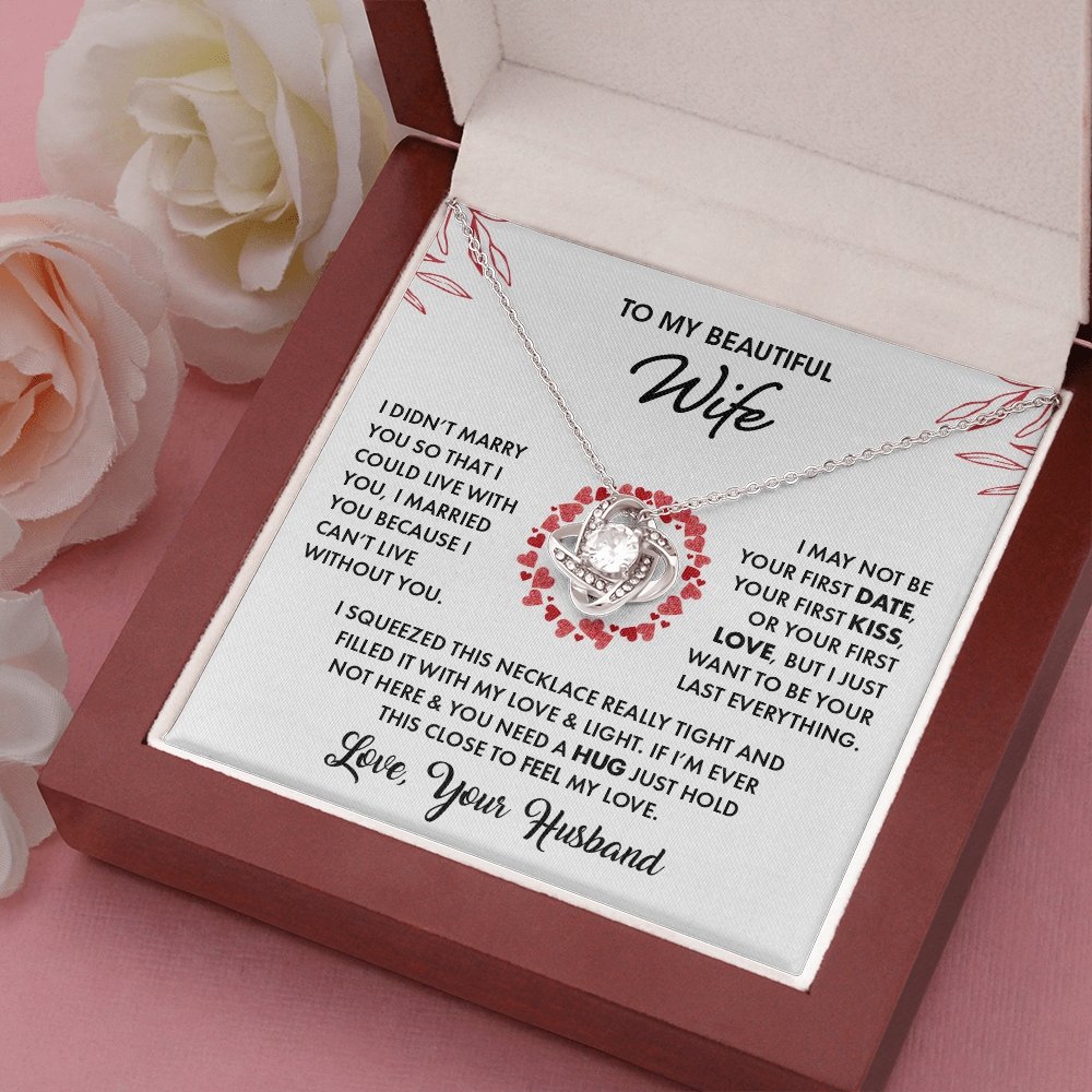To My Beautiful Wife | Feel My Love 💓💓 | Jewelry | C30011TG, C30011TR, lx-C30011, PB23-WOOD, PROD-1751484, PT-922, TNM-1, USER-43062 | TageUnlimited