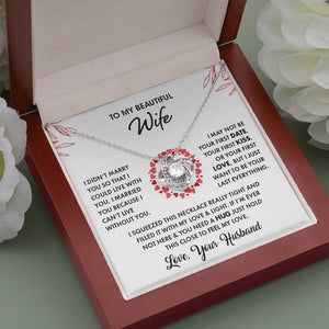 To My Beautiful Wife | Feel My Love 💓💓 | Jewelry | C30011TG, C30011TR, lx-C30011, PB23-WOOD, PROD-1751484, PT-922, TNM-1, USER-43062 | TageUnlimited