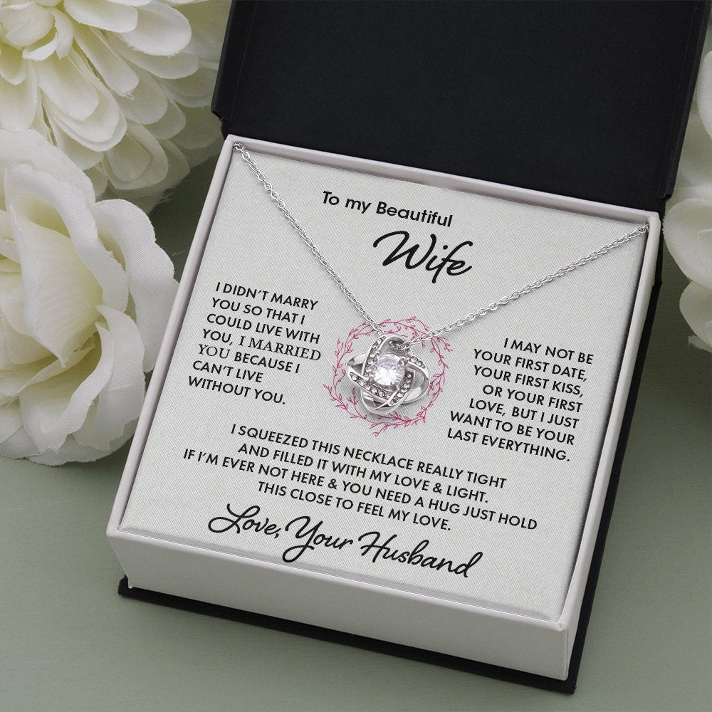 To My Beautiful Wife | Love Your Husband ❤️‍🔥 | Jewelry | C30011TG, C30011TR, lx-C30011, PB23-WOOD, PROD-1576004, PT-922, TNM-1, USER-43062, WARRANTY-UPSELL | TageUnlimited