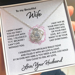To My Beautiful Wife | Love Your Husband ❤️‍🔥 | Jewelry | C30011TG, C30011TR, lx-C30011, PB23-WOOD, PROD-1576004, PT-922, TNM-1, USER-43062, WARRANTY-UPSELL | TageUnlimited