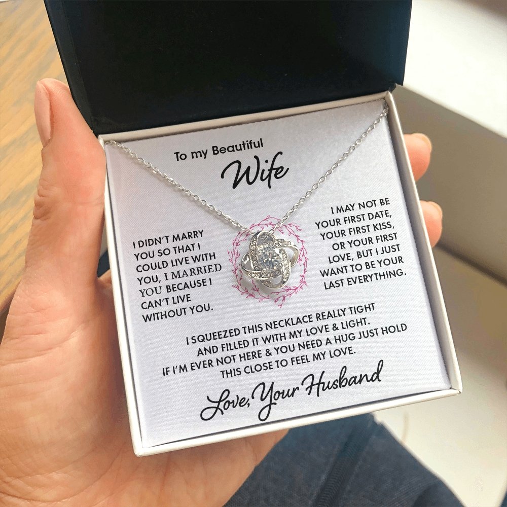 To My Beautiful Wife | Love Your Husband ❤️‍🔥 | Jewelry | C30011TG, C30011TR, lx-C30011, PB23-WOOD, PROD-1576004, PT-922, TNM-1, USER-43062, WARRANTY-UPSELL | TageUnlimited