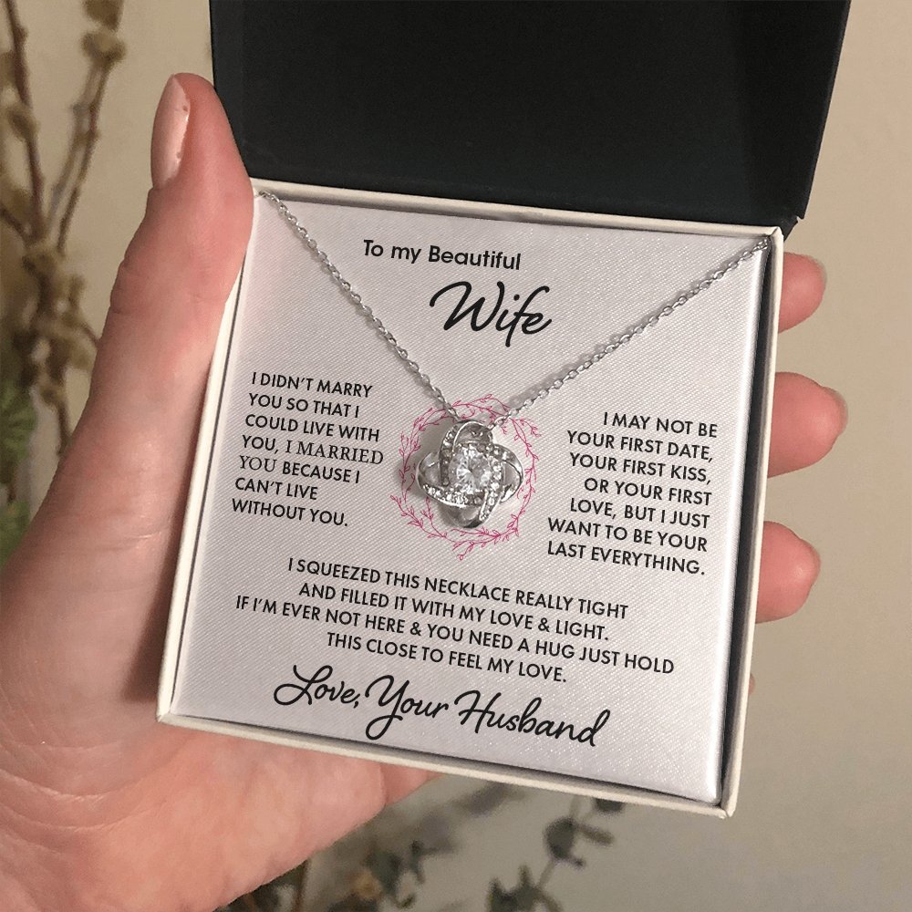To My Beautiful Wife | Love Your Husband ❤️‍🔥 | Jewelry | C30011TG, C30011TR, lx-C30011, PB23-WOOD, PROD-1576004, PT-922, TNM-1, USER-43062, WARRANTY-UPSELL | TageUnlimited