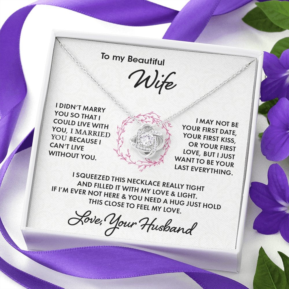 To My Beautiful Wife | Love Your Husband ❤️‍🔥 | Jewelry | C30011TG, C30011TR, lx-C30011, PB23-WOOD, PROD-1576004, PT-922, TNM-1, USER-43062, WARRANTY-UPSELL | TageUnlimited