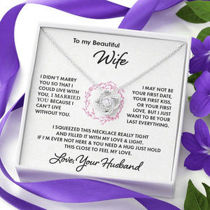 To My Beautiful Wife | Love Your Husband ❤️‍🔥 | Jewelry | C30011TG, C30011TR, lx-C30011, PB23-WOOD, PROD-1576004, PT-922, TNM-1, USER-43062, WARRANTY-UPSELL | TageUnlimited