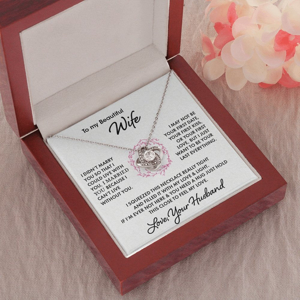 To My Beautiful Wife | Love Your Husband ❤️‍🔥 | Jewelry | C30011TG, C30011TR, lx-C30011, PB23-WOOD, PROD-1576004, PT-922, TNM-1, USER-43062, WARRANTY-UPSELL | TageUnlimited