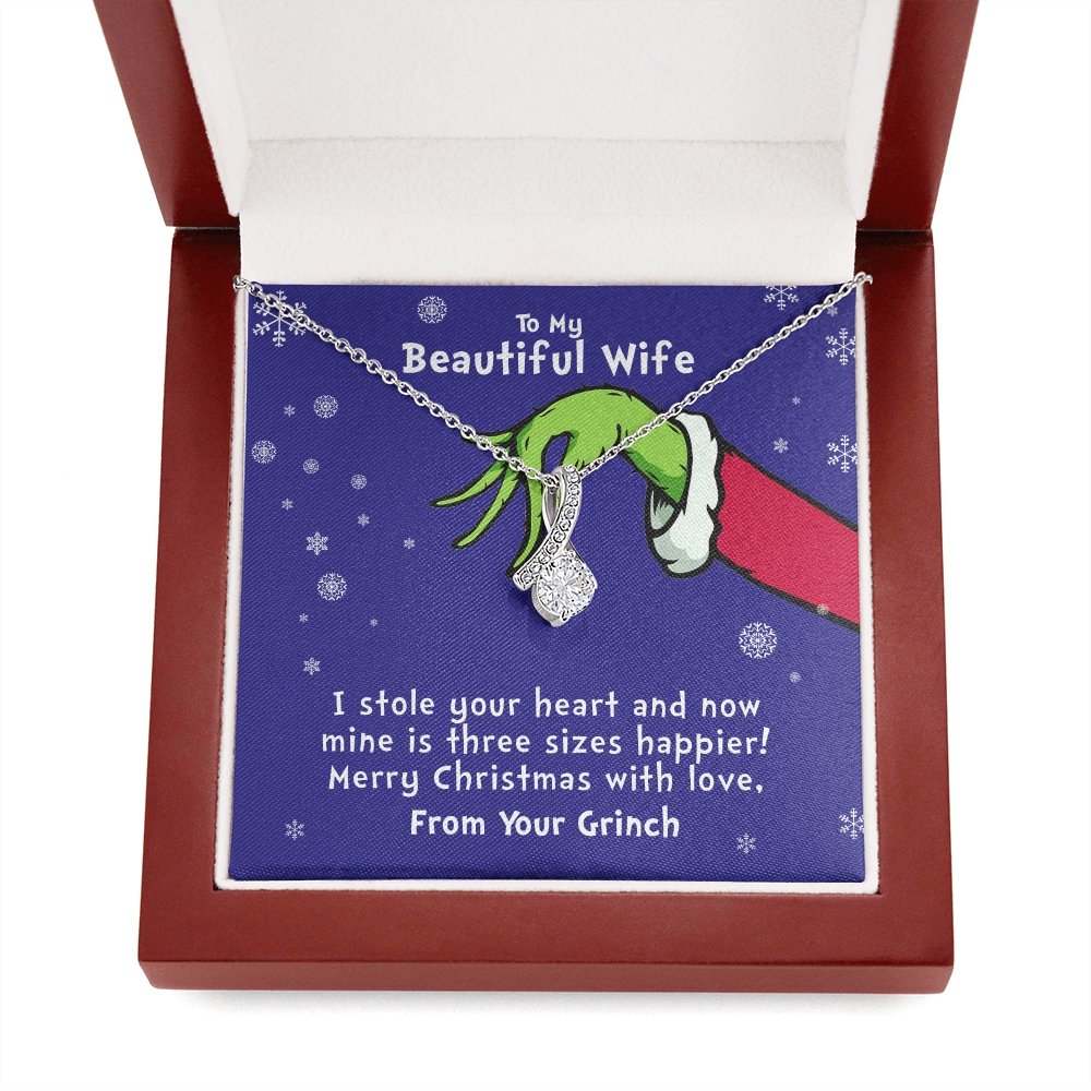 To My Beautiful Wife | Merry Christmas 💖💓 | Jewelry | C30084TG, C30084TR, lx-C30084, PB23-WOOD, PROD-1572581, PT-930, TNM-1, USER-43062, WARRANTY-UPSELL | TageUnlimited