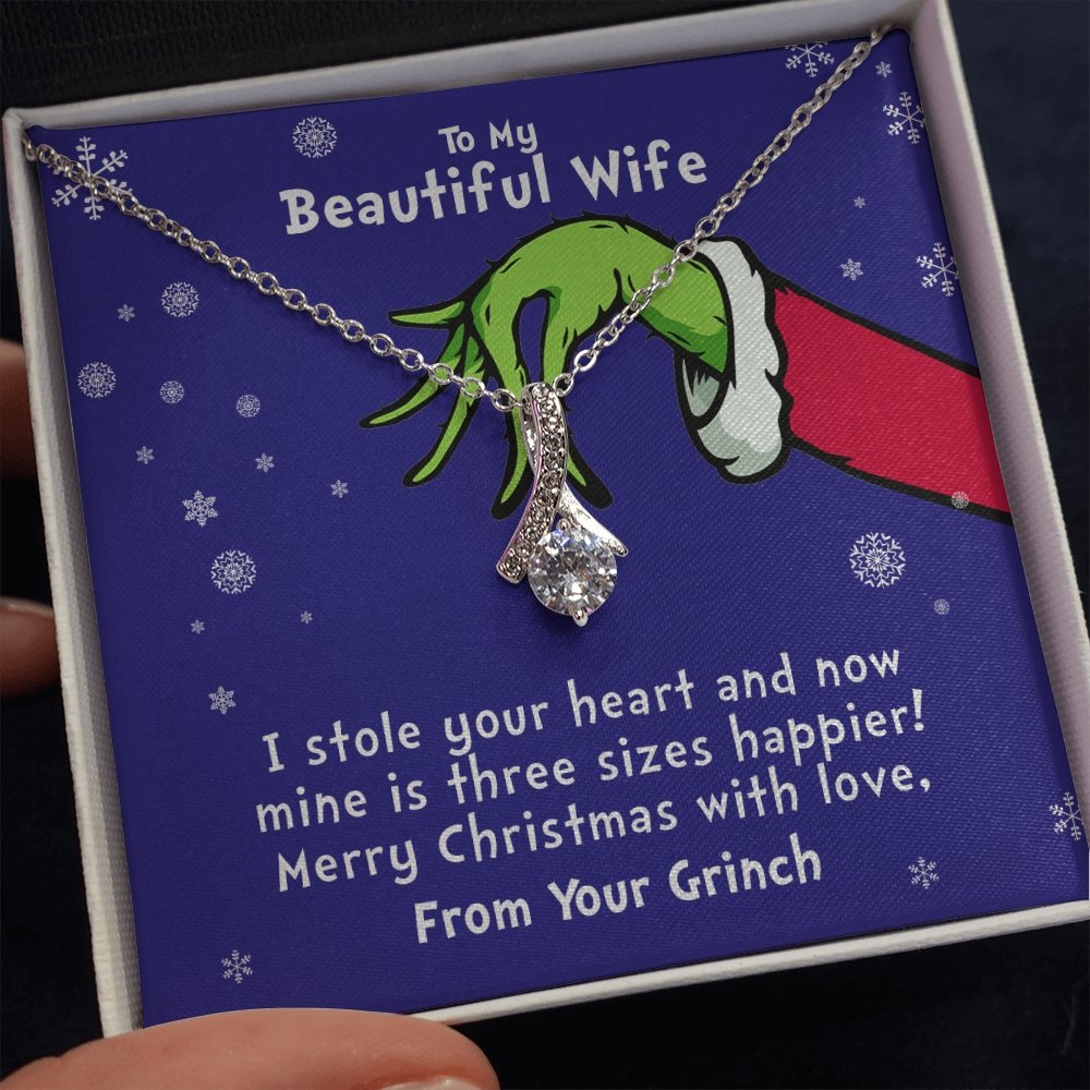 To My Beautiful Wife | Merry Christmas 💖💓 | Jewelry | C30084TG, C30084TR, lx-C30084, PB23-WOOD, PROD-1572581, PT-930, TNM-1, USER-43062, WARRANTY-UPSELL | TageUnlimited