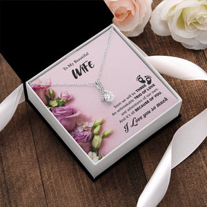 To My Beautiful Wife | Soon We Will Be Three 💕💎 | Jewelry | C30084TG, C30084TR, lx-C30084, PB23-WOOD, PROD-1875605, PT-930, TNM-1, USER-43062 | TageUnlimited