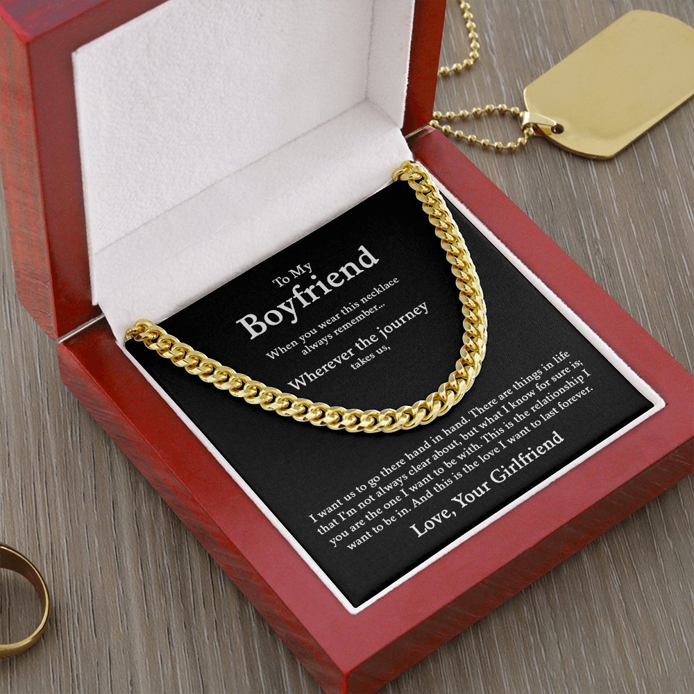 To My Boyfriend | Love To Last Forever ❤️♾️ | Jewelry | C30184T, C30184TG, lx-C30184, PB23-WOOD, PROD-1822657, PT-1772, USER-43062 | TageUnlimited