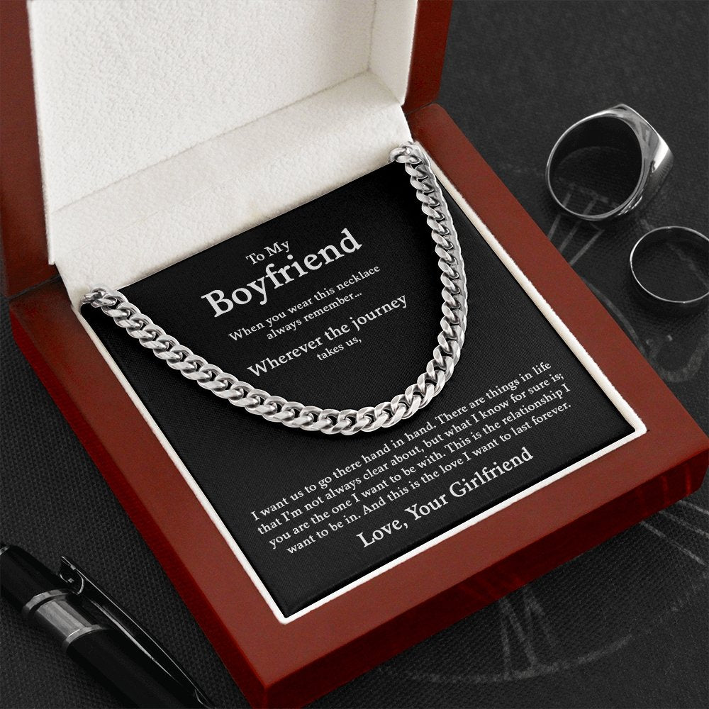 To My Boyfriend | Love To Last Forever ❤️♾️ | Jewelry | C30184T, C30184TG, lx-C30184, PB23-WOOD, PROD-1822657, PT-1772, USER-43062 | TageUnlimited