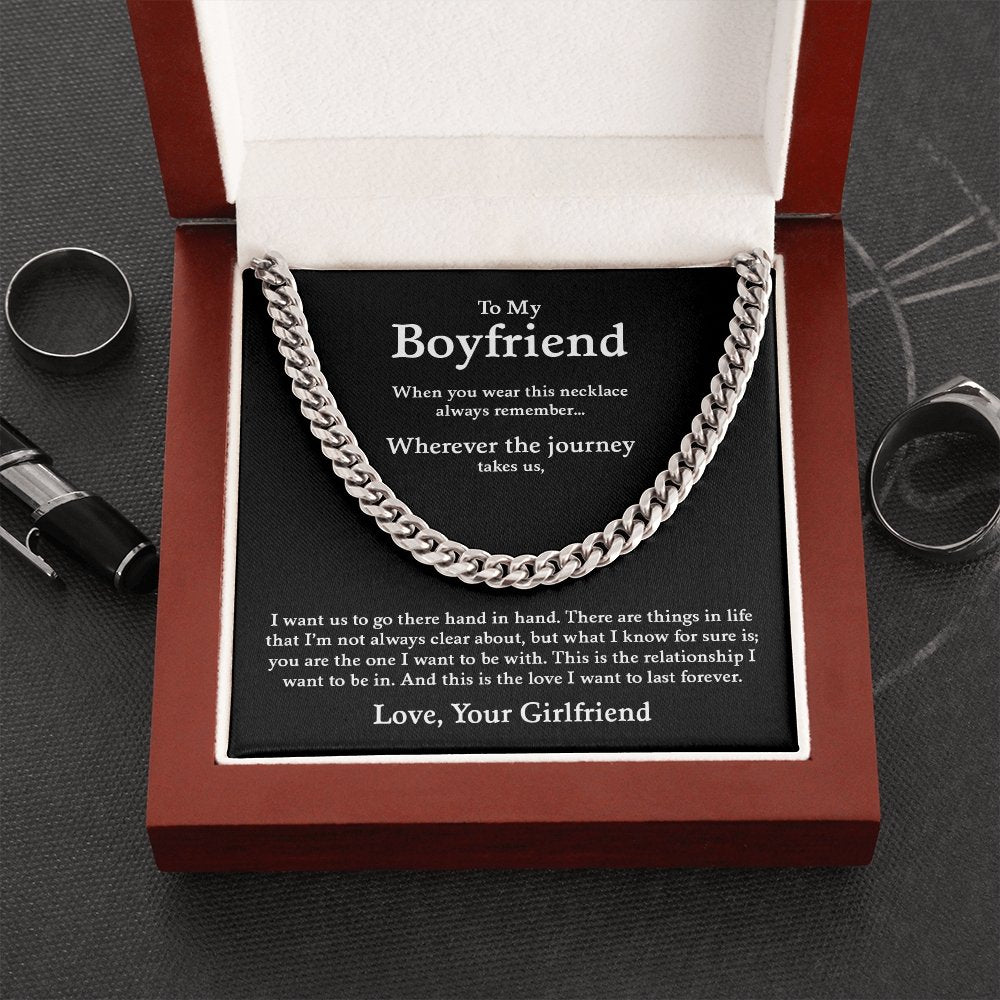 To My Boyfriend | Love To Last Forever ❤️♾️ | Jewelry | C30184T, C30184TG, lx-C30184, PB23-WOOD, PROD-1822657, PT-1772, USER-43062 | TageUnlimited