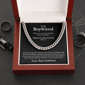 To My Boyfriend | Love To Last Forever ❤️♾️ | Jewelry | C30184T, C30184TG, lx-C30184, PB23-WOOD, PROD-1822657, PT-1772, USER-43062 | TageUnlimited
