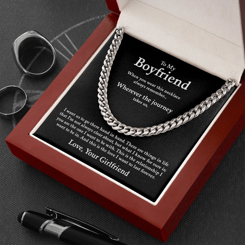 To My Boyfriend | Love To Last Forever ❤️♾️ | Jewelry | C30184T, C30184TG, lx-C30184, PB23-WOOD, PROD-1822657, PT-1772, USER-43062 | TageUnlimited