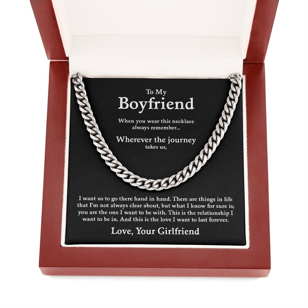 To My Boyfriend | Love To Last Forever ❤️♾️ | Jewelry | C30184T, C30184TG, lx-C30184, PB23-WOOD, PROD-1822657, PT-1772, USER-43062 | TageUnlimited