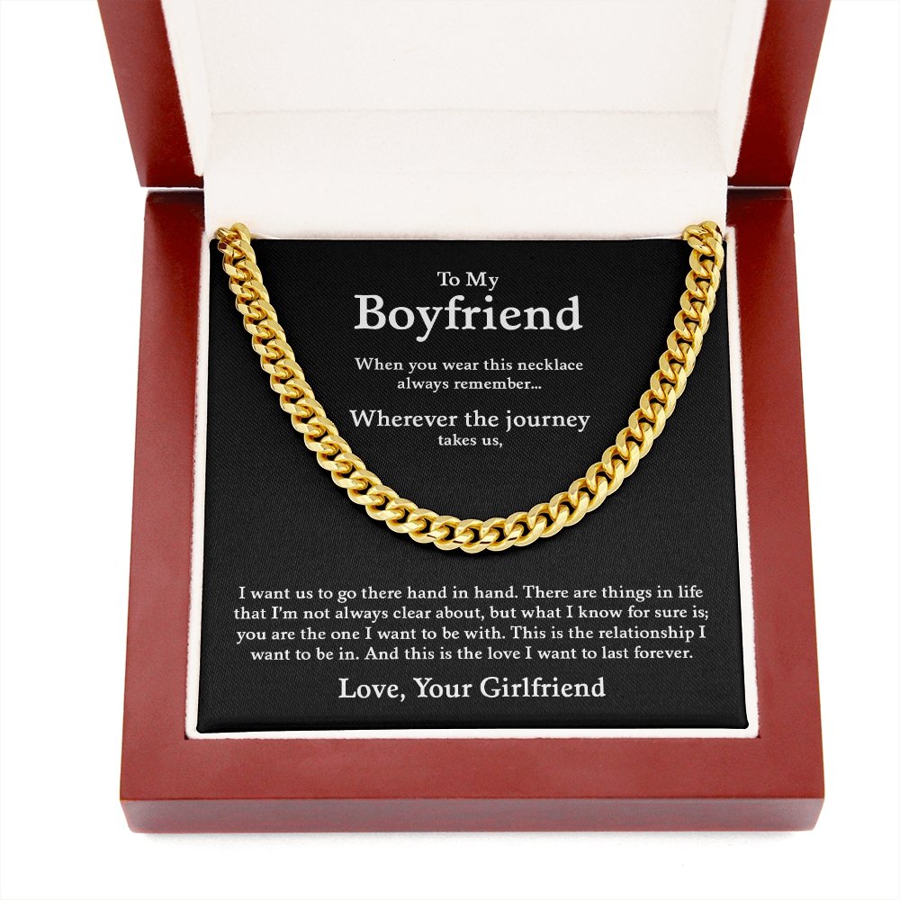 To My Boyfriend | Love To Last Forever ❤️♾️ | Jewelry | C30184T, C30184TG, lx-C30184, PB23-WOOD, PROD-1822657, PT-1772, USER-43062 | TageUnlimited