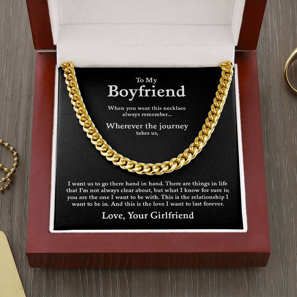 To My Boyfriend | Love To Last Forever ❤️♾️ | Jewelry | C30184T, C30184TG, lx-C30184, PB23-WOOD, PROD-1822657, PT-1772, USER-43062 | TageUnlimited