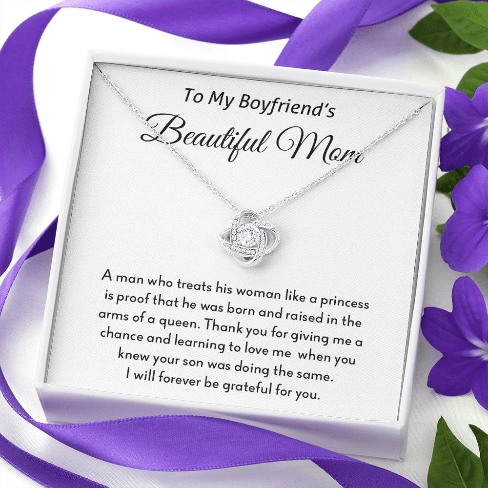 To My Boyfriend's Beautiful Mom | Forever Grateful | Jewelry | C30011TG, C30011TR, lx-C30011, PB23-WOOD, PROD-2070626, PT-922, TNM-1, USER-43062 | TageUnlimited