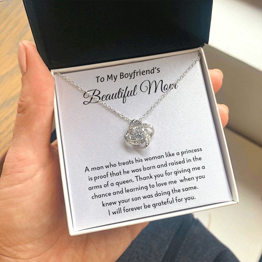 To My Boyfriend's Beautiful Mom | Forever Grateful | Jewelry | C30011TG, C30011TR, lx-C30011, PB23-WOOD, PROD-2070626, PT-922, TNM-1, USER-43062 | TageUnlimited