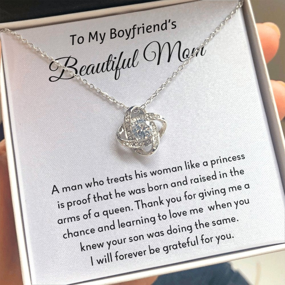 To My Boyfriend's Beautiful Mom | Forever Grateful | Jewelry | C30011TG, C30011TR, lx-C30011, PB23-WOOD, PROD-2070626, PT-922, TNM-1, USER-43062 | TageUnlimited