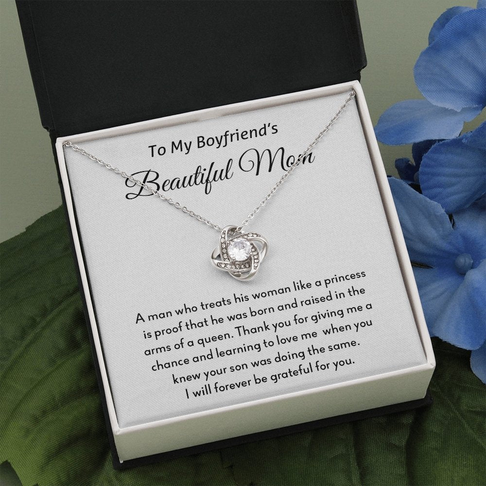 To My Boyfriend's Beautiful Mom | Forever Grateful | Jewelry | C30011TG, C30011TR, lx-C30011, PB23-WOOD, PROD-2070626, PT-922, TNM-1, USER-43062 | TageUnlimited
