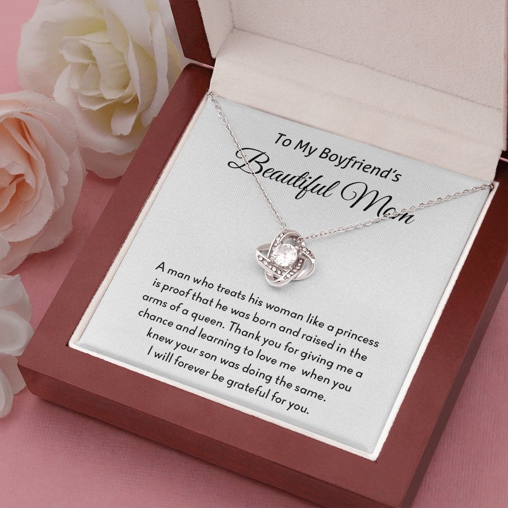 To My Boyfriend's Beautiful Mom | Forever Grateful | Jewelry | C30011TG, C30011TR, lx-C30011, PB23-WOOD, PROD-2070626, PT-922, TNM-1, USER-43062 | TageUnlimited