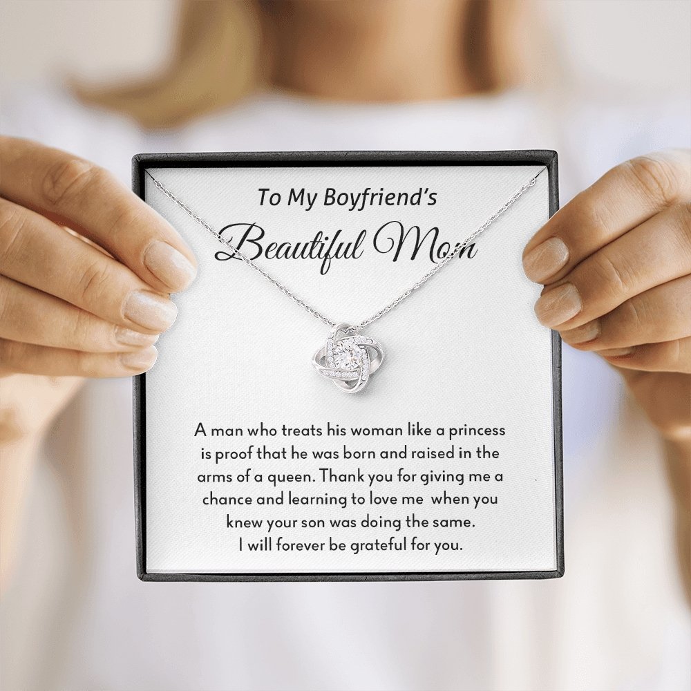 To My Boyfriend's Beautiful Mom | Forever Grateful | Jewelry | C30011TG, C30011TR, lx-C30011, PB23-WOOD, PROD-2070626, PT-922, TNM-1, USER-43062 | TageUnlimited