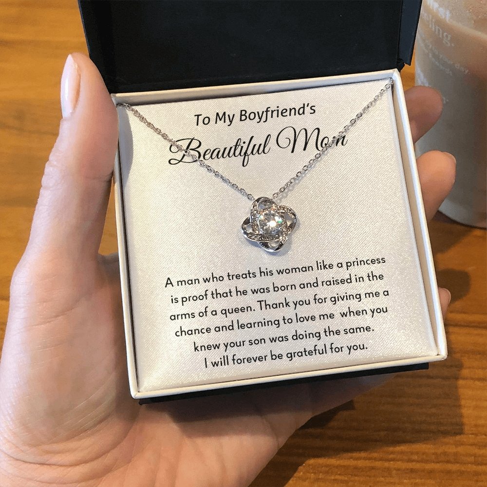 To My Boyfriend's Beautiful Mom | Forever Grateful | Jewelry | C30011TG, C30011TR, lx-C30011, PB23-WOOD, PROD-2070626, PT-922, TNM-1, USER-43062 | TageUnlimited