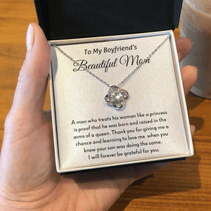 To My Boyfriend's Beautiful Mom | Forever Grateful | Jewelry | C30011TG, C30011TR, lx-C30011, PB23-WOOD, PROD-2070626, PT-922, TNM-1, USER-43062 | TageUnlimited