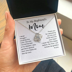 To My Boyfriend's Mom | I Never Thought I Could Be This Lucky | Jewelry | C30011TG, C30011TR, lx-C30011, PB23-WOOD, PROD-2074400, PT-922, TNM-1, USER-43062 | TageUnlimited