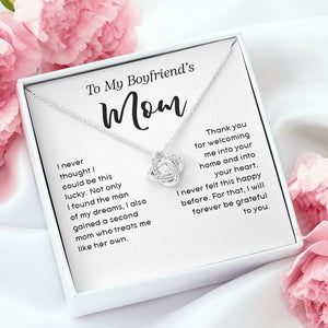 To My Boyfriend's Mom | I Never Thought I Could Be This Lucky | Jewelry | C30011TG, C30011TR, lx-C30011, PB23-WOOD, PROD-2074400, PT-922, TNM-1, USER-43062 | TageUnlimited
