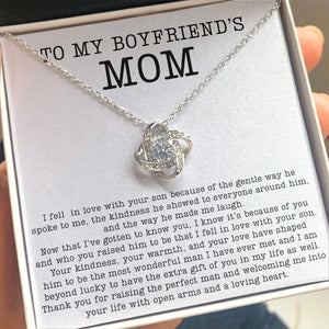 To My Boyfriend's Mom | Thank You For Raising The Perfect Man | Jewelry | C30011TG, C30011TR, lx-C30011, PB23-WOOD, PROD-2070925, PT-922, TNM-1, USER-43062 | TageUnlimited