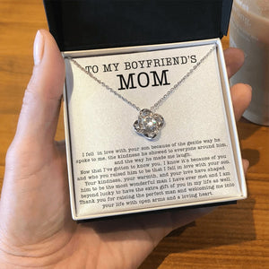 To My Boyfriend's Mom | Thank You For Raising The Perfect Man | Jewelry | C30011TG, C30011TR, lx-C30011, PB23-WOOD, PROD-2070925, PT-922, TNM-1, USER-43062 | TageUnlimited
