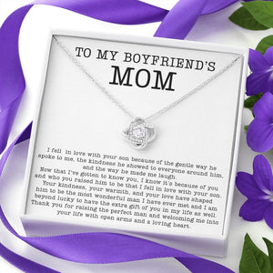 To My Boyfriend's Mom | Thank You For Raising The Perfect Man | Jewelry | C30011TG, C30011TR, lx-C30011, PB23-WOOD, PROD-2070925, PT-922, TNM-1, USER-43062 | TageUnlimited