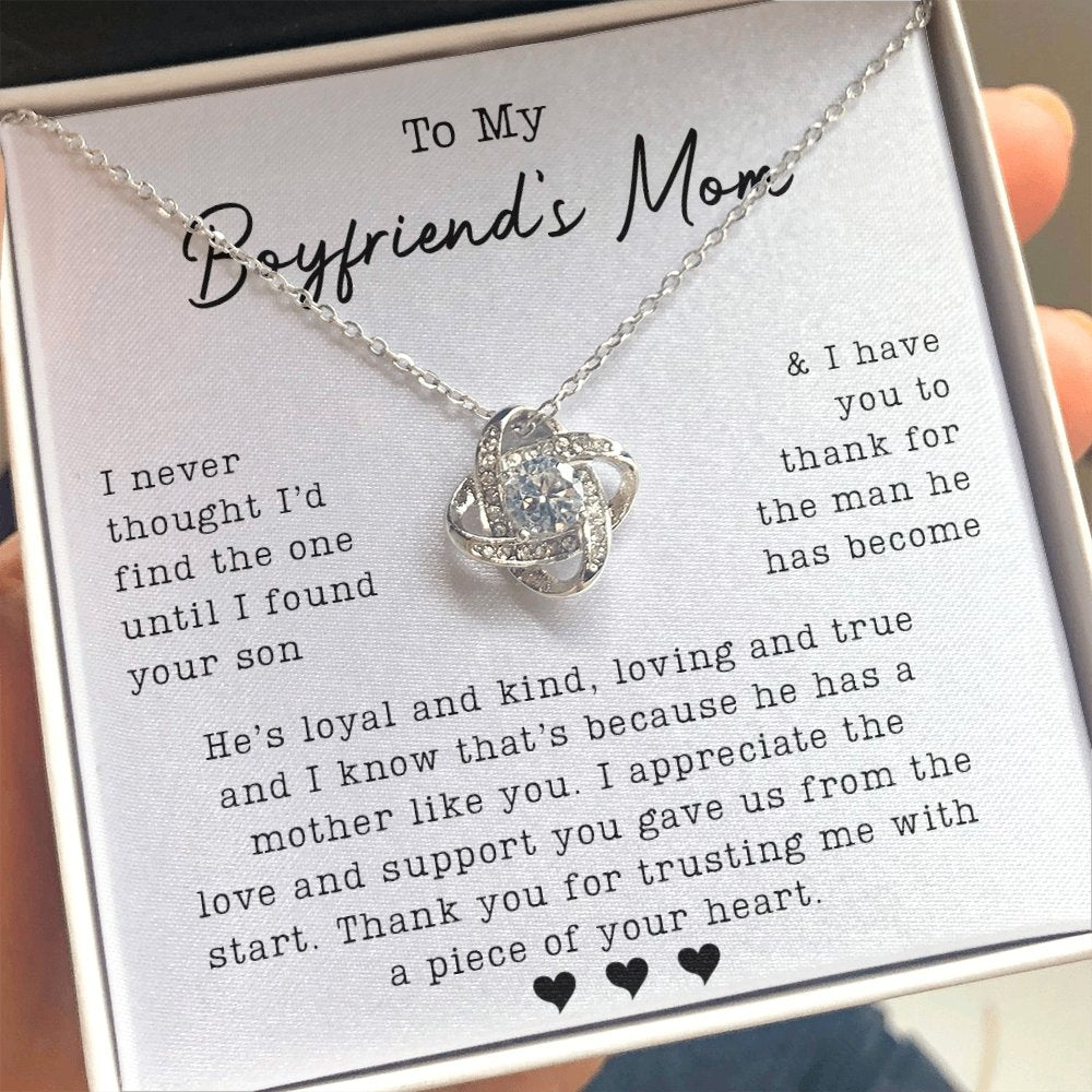 To My Boyfriend's Mom | Thank You For Trusting Me | Jewelry | C30011TG, C30011TR, lx-C30011, PB23-WOOD, PROD-2074338, PT-922, TNM-1, USER-43062 | TageUnlimited