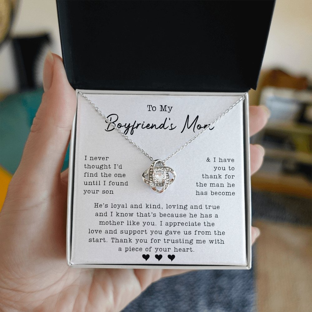 To My Boyfriend's Mom | Thank You For Trusting Me | Jewelry | C30011TG, C30011TR, lx-C30011, PB23-WOOD, PROD-2074338, PT-922, TNM-1, USER-43062 | TageUnlimited
