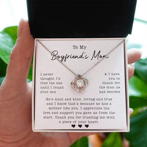 To My Boyfriend's Mom | Thank You For Trusting Me | Jewelry | C30011TG, C30011TR, lx-C30011, PB23-WOOD, PROD-2074338, PT-922, TNM-1, USER-43062 | TageUnlimited
