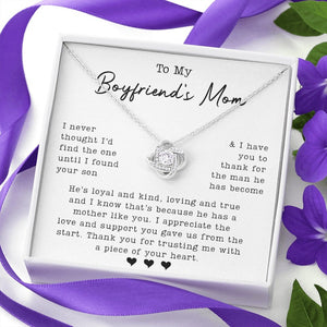 To My Boyfriend's Mom | Thank You For Trusting Me | Jewelry | C30011TG, C30011TR, lx-C30011, PB23-WOOD, PROD-2074338, PT-922, TNM-1, USER-43062 | TageUnlimited