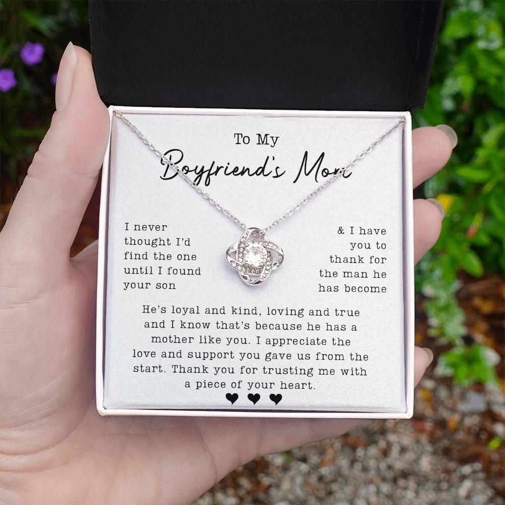 To My Boyfriend's Mom | Thank You For Trusting Me | Jewelry | C30011TG, C30011TR, lx-C30011, PB23-WOOD, PROD-2074338, PT-922, TNM-1, USER-43062 | TageUnlimited