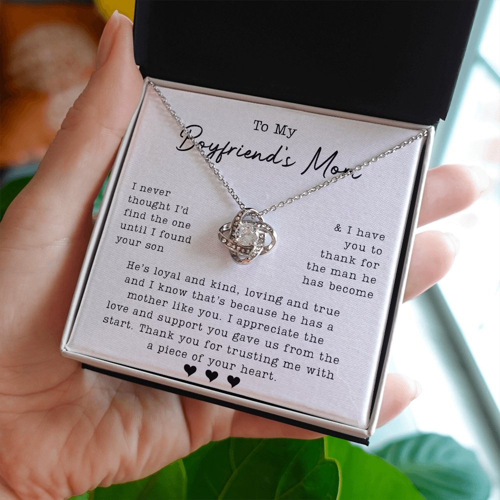 To My Boyfriend's Mom | Thank You For Trusting Me | Jewelry | C30011TG, C30011TR, lx-C30011, PB23-WOOD, PROD-2074338, PT-922, TNM-1, USER-43062 | TageUnlimited