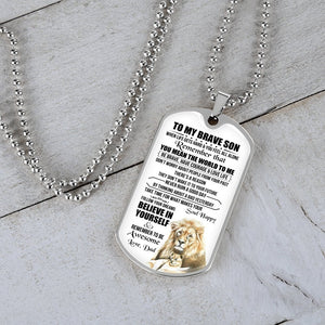 To My Brave Son | You Mean the World To Me | Jewelry | TageUnlimited