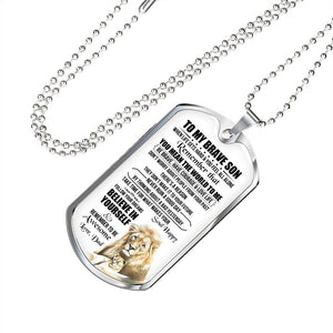 To My Brave Son | You Mean the World To Me | Jewelry | TageUnlimited