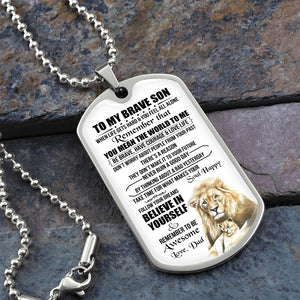 To My Brave Son | You Mean the World To Me | Jewelry | TageUnlimited